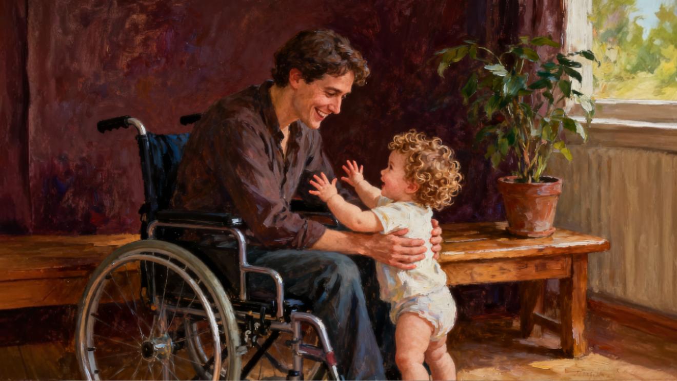 Jak bawić się z półtorarocznym dzieckiem, będąc rodzicem na wózku